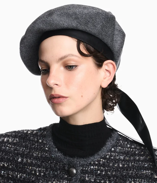 Emporio Armani Wool and cashmere beret, photo 4 of 4 from SENSER