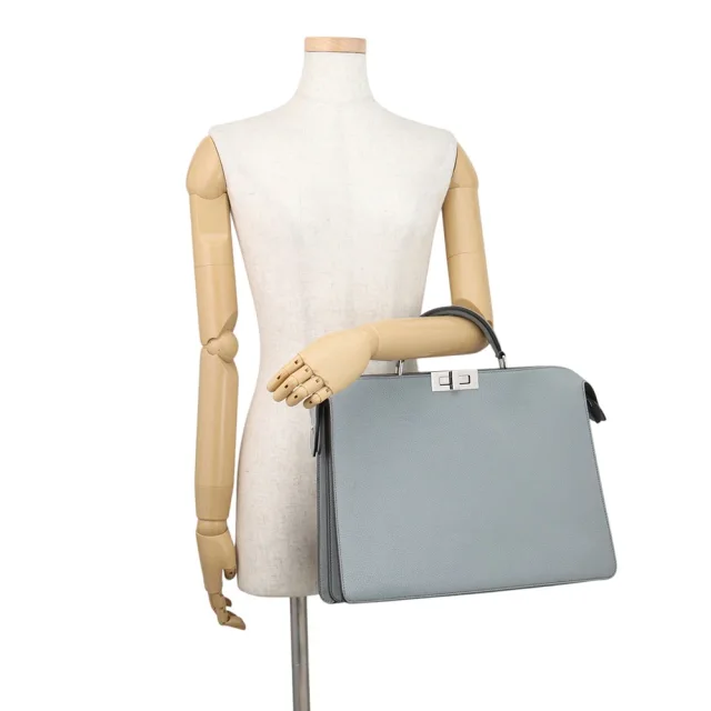 Fendi Peekaboo Icy You Gray7VA529AFC3 Leather Size Medium in Leather from GALLERY RARE, photo 4 of 19