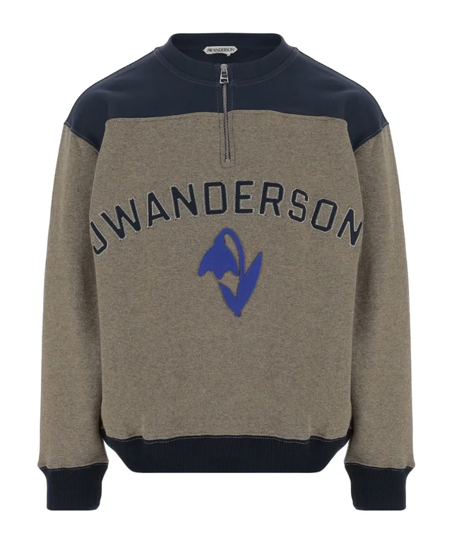 J.W.Anderson JW Anderson Logo Half Zip Sweatshirt from SENSER, photo 1 of 1