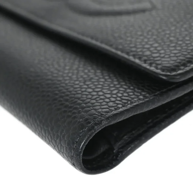 Chanel Timeless Cc French Caviar Black Calfskin Accessory in Black Caviar leather from HEWI, photo 5 of 15