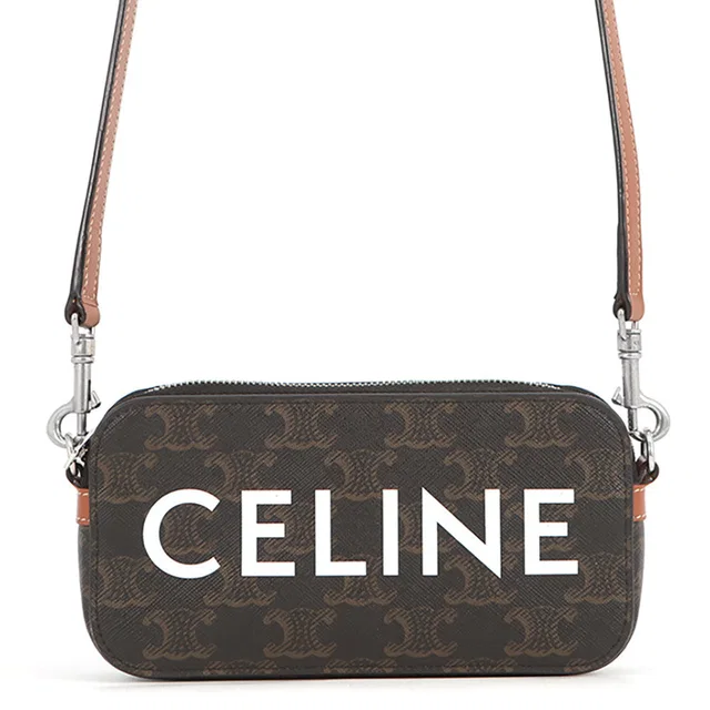 Celine Horizontal ShoulderPouch Tan10L272DM5 PVC Leather in Leather from GALLERY RARE