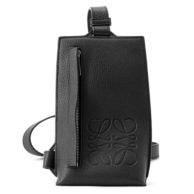 Loewe Vertical T-Pocket Bag BlackC660P02X01 Leather in Leather from GALLERY RARE