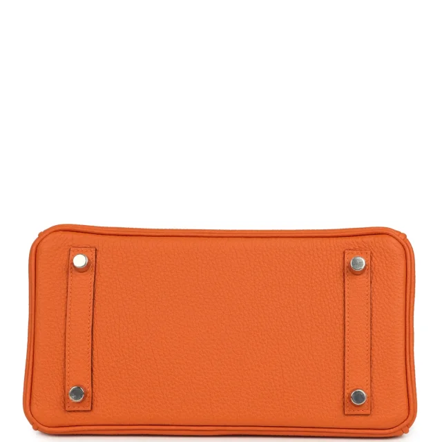 Hermès Birkin 25 Orange Togo Palladium Hardware in Orange Togo leather from Madison Avenue Couture, photo 6 of 9