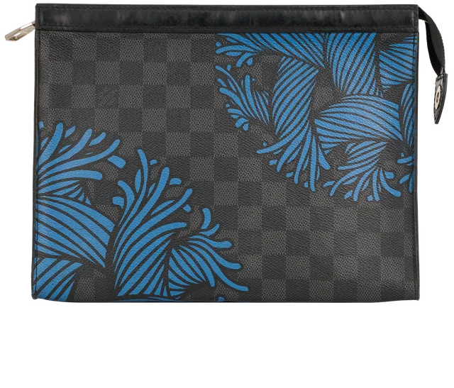 Louis Vuitton Graphite Pochette Voyage MM in Black Canvas from Designer Exchange