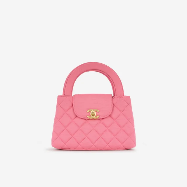 Chanel Small Kelly Re-Edition - Bright Pink Jersey | Champagne Gold Hardware in Pink Jersey from Bagista