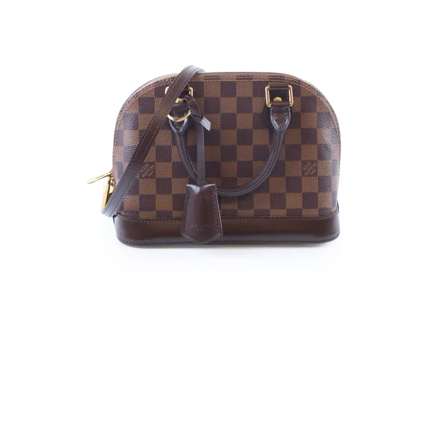 Louis Vuitton Alma BB Damier Ebene in Brown Canvas from The Purse Affair