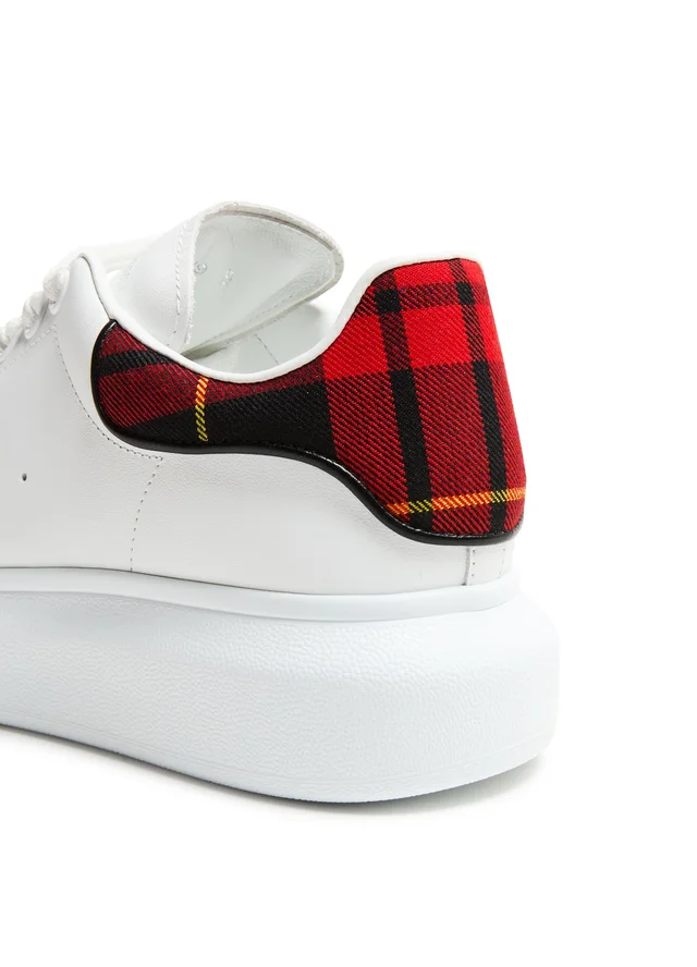 MCQUEEN Oversized sneakers in White Calf leather, photo 6 of 8 from 24S (US)