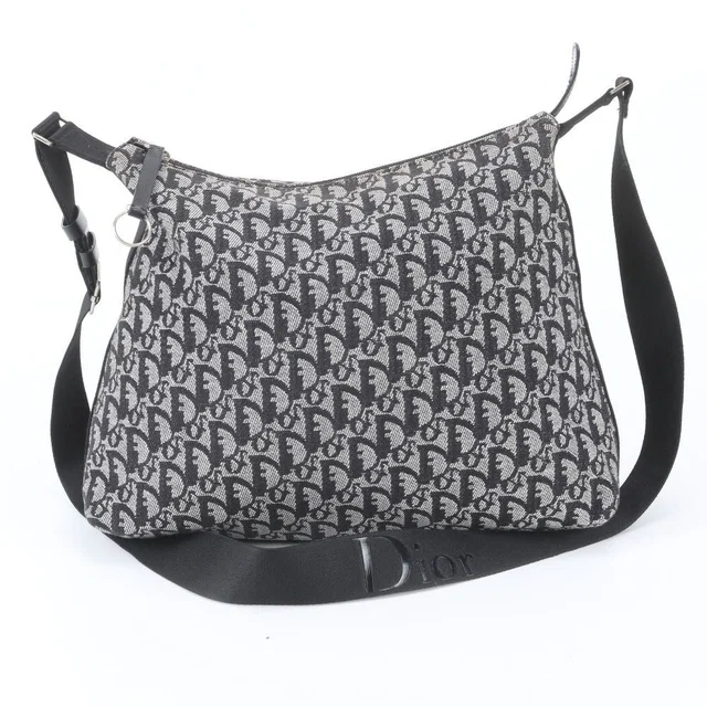Dior Trotter Leather Shoulder Bag Crossbody Messenger in Leather from The Reluxe