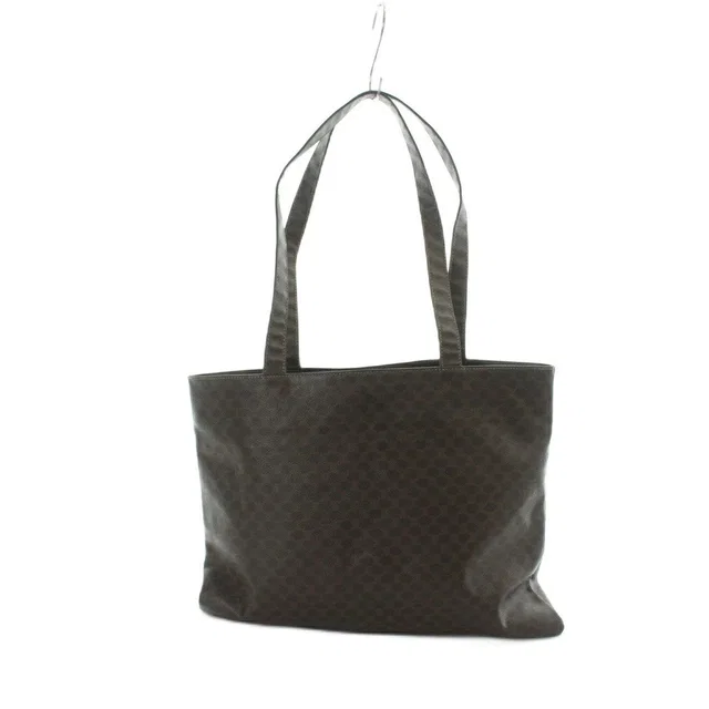 Celine Tote Bag Handbag Macadam Leather Brown in red|brown Leather from Poshmark