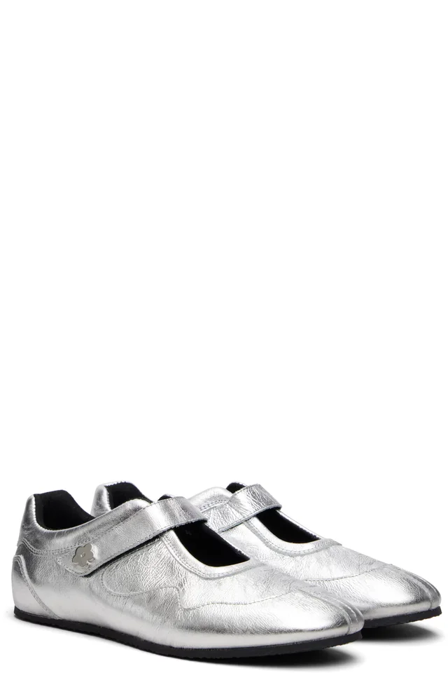 Cecilie Bahnsen Silver CBcosmo Sneakers, photo 4 of 5 from SSENSE