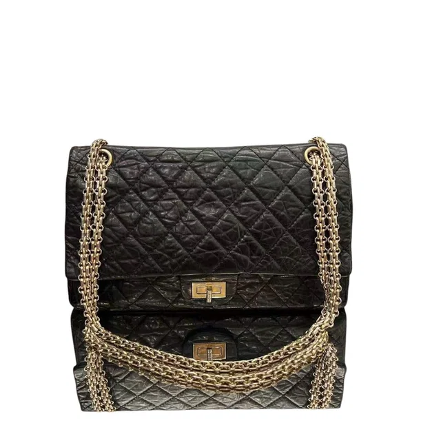 Chanel Black Re-Issue Bag in Ages Calfskin in Black Calfskin from Luxury Promise