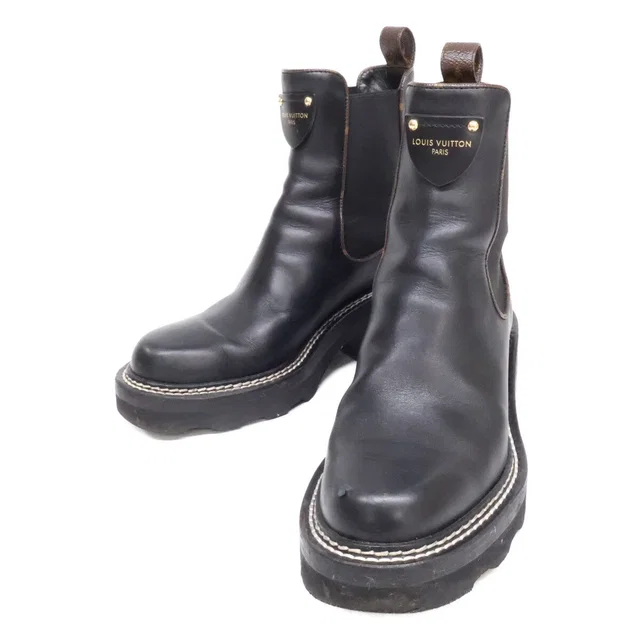 LV Beaubourg Line Ankle Boots from The Reluxe