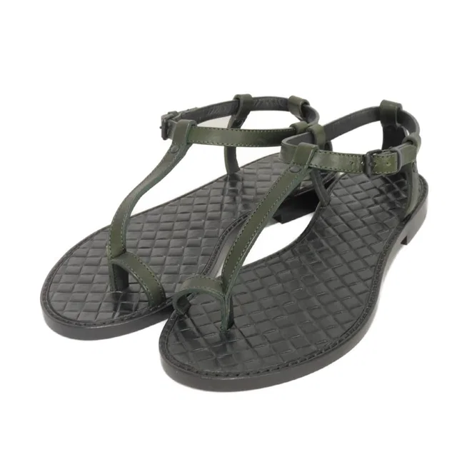 Bottega Veneta Intrecciato Calfskin Sandals in Calfskin from LuxUness