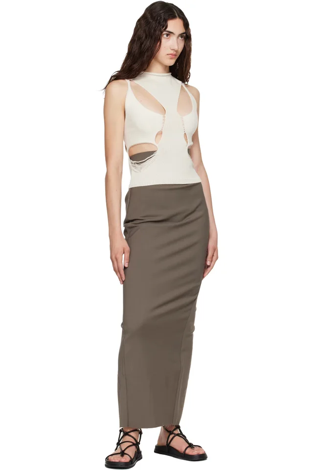 Rick Owens Off-White Hollywood Tanja Top, photo 4 of 4 from SSENSE