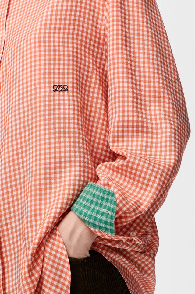 Loewe Long Sleeve Checked Shirt, photo 9 of 9 from SENSER