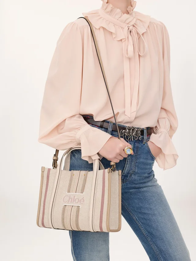 Chloé Small Woody Loop Tote Bag, photo 5 of 7 from SENSER