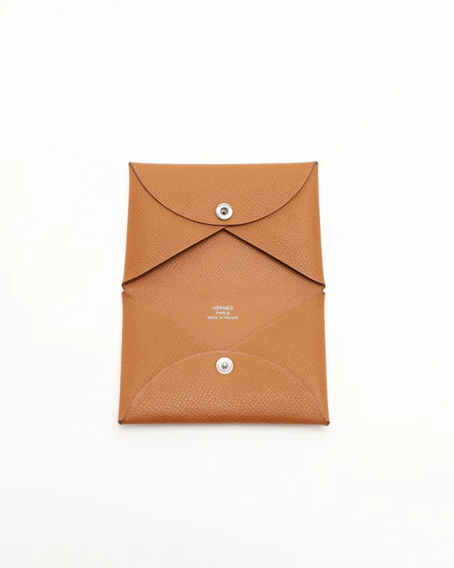 Hermès Calvi Card Holder in Caviar leather from A Retro Tale, photo 3 of 4