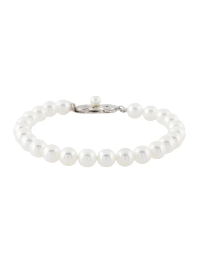 Mikimoto 18K Pearl Bead Bracelet, 6.5" in multicolor from The RealReal