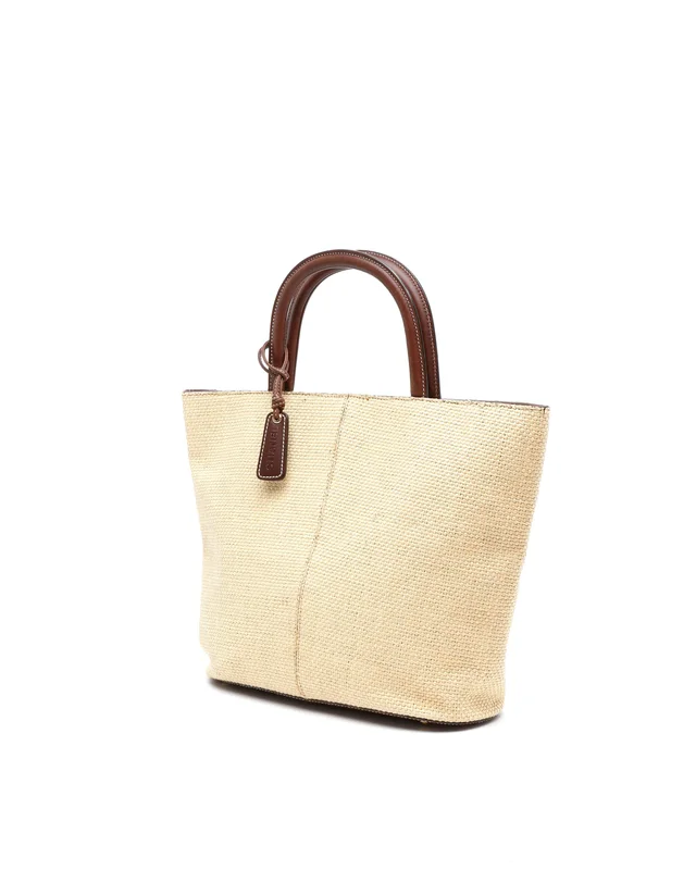 Chanel CC Raffia Tote Bag in Raffia from A Retro Tale, photo 3 of 11