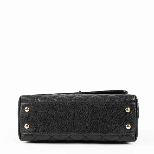 Chanel Black Caviar Small Coco Handle Bag in Black Caviar leather from Labellov, photo 7 of 9