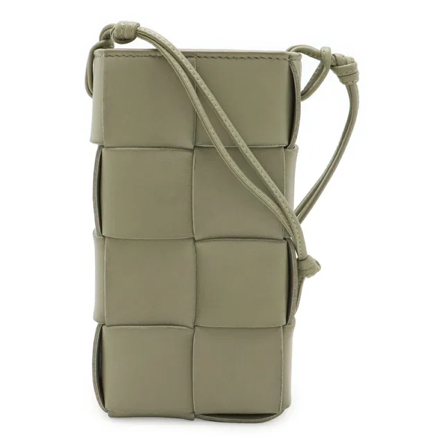 Bottega Veneta Cassette Leather Phone Pouch in Leather from LuxUness