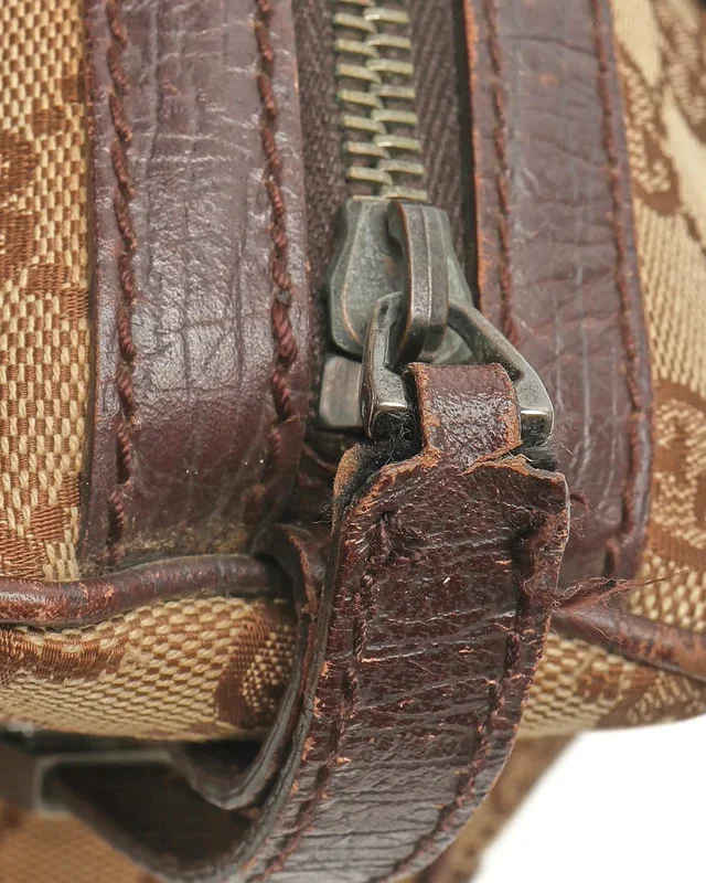 Gucci Small GG Web Boston Bag in Canvas from A Retro Tale, photo 7 of 9