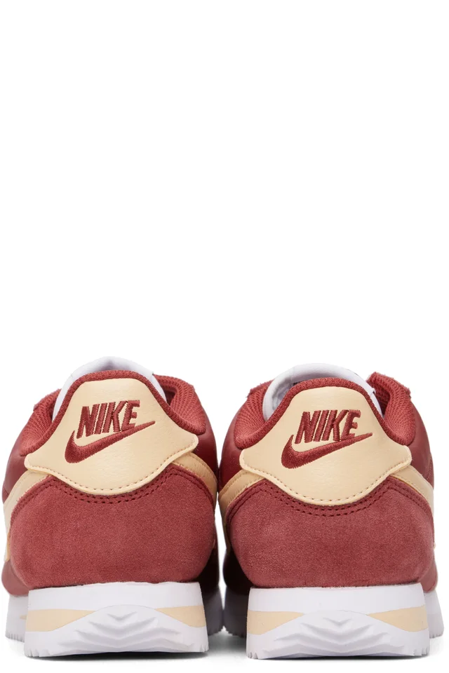 Nike Red Cortez Textile Sneakers, photo 2 of 5 from SSENSE
