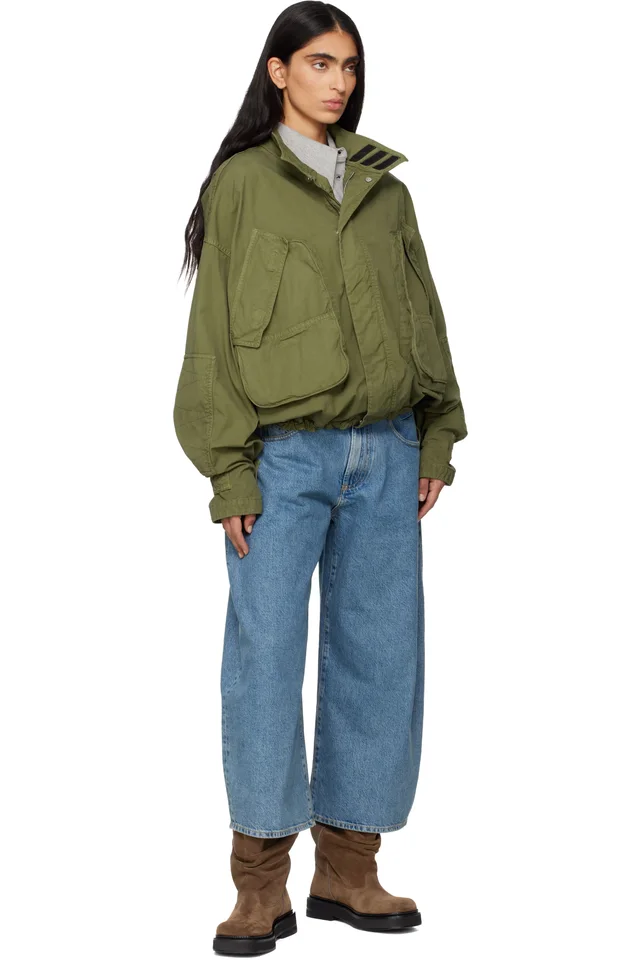 The Attico Tan New Robin Passeggiata Combat Boots, photo 5 of 5 from SSENSE