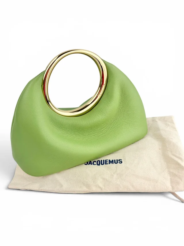 Jacquemus Green Leather Le Petit Calino in Green Leather from Season 2 Consign, photo 2 of 10