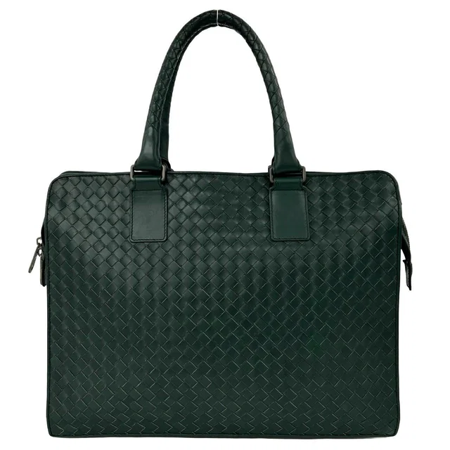 Bottega Veneta Intrecciato Leather Business Bag in Woven leather from LuxUness