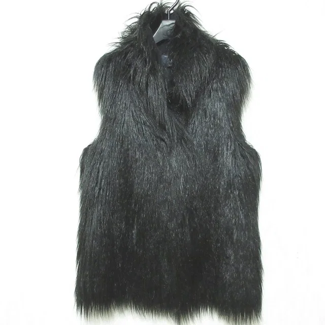 Giorgio Armani Jeans Faux Fur Vest from LuxUness