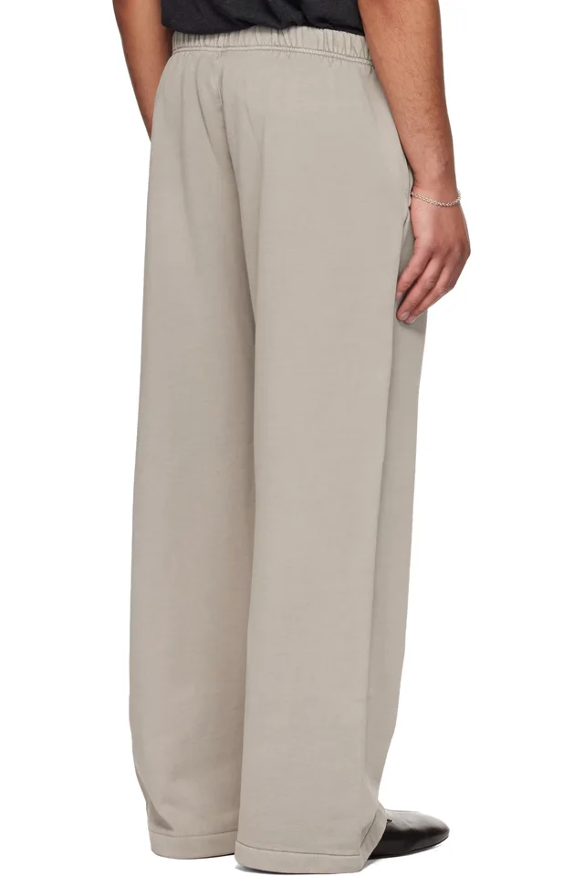 Fear of God ESSENTIALS Taupe Training Classic Flare Sweatpants, photo 3 of 4 from SSENSE