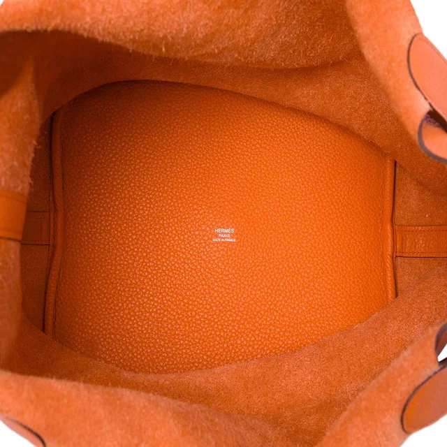 Hermès Picotin 26 Clémence Orange H in Orange Clemence leather from SACLÀB, photo 5 of 5