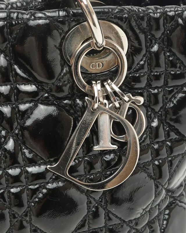 Large Patent Lady Dior Bag in Patent leather from A Retro Tale, photo 6 of 11
