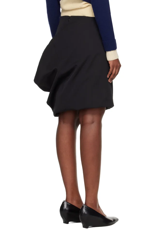 LII Black Cone Miniskirt, photo 3 of 4 from SSENSE