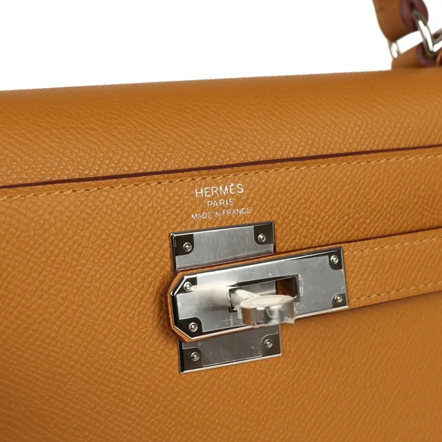 Hermès Kelly Sellier 28 Sesame Epsom Palladium Hardware in Epsom leather from Madison Avenue Couture, photo 2 of 2