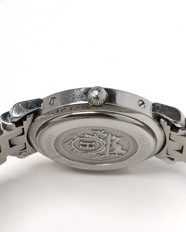 Hermès Clipper 24mm ca 2010 Diamond Watch from A Retro Tale, photo 4 of 7