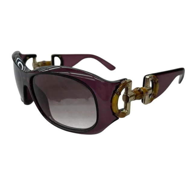 Gucci Sunglasses Bamboo Brown Eyewear in Brown from The Reluxe