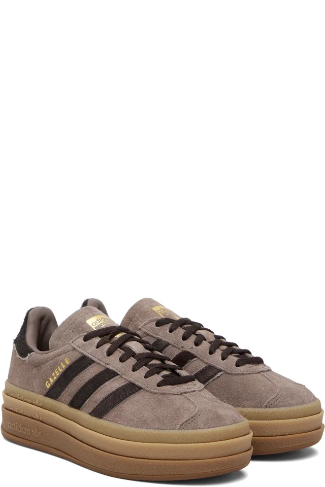 adidas Originals Brown Gazelle Bold Sneakers, photo 4 of 5 from SSENSE