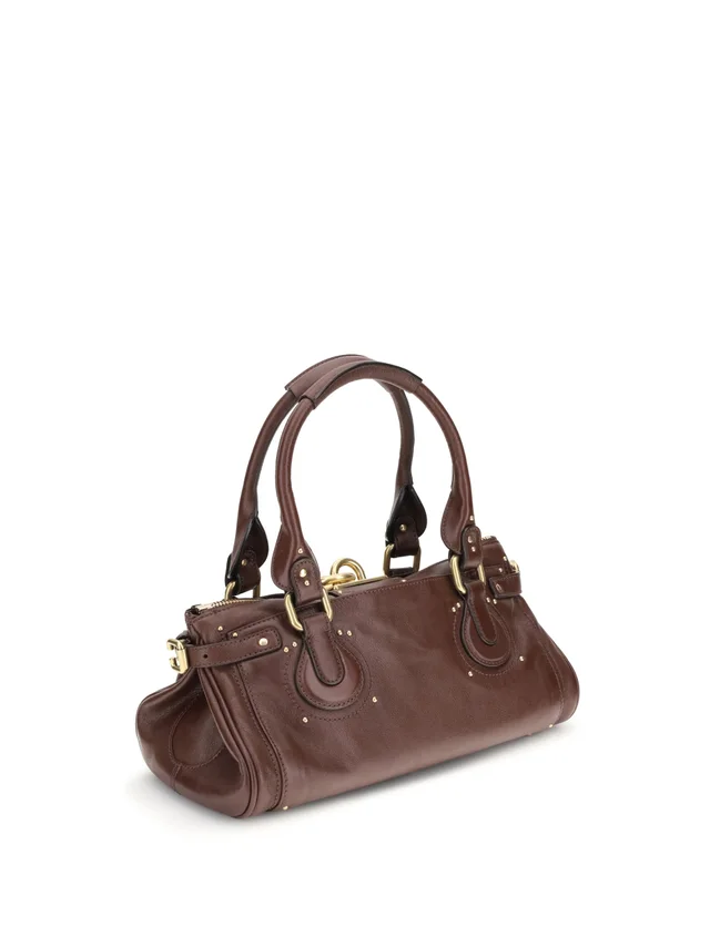 Chloé Paddington Shoulder Bag — Brown in Brown Suede from HEWI, photo 2 of 2