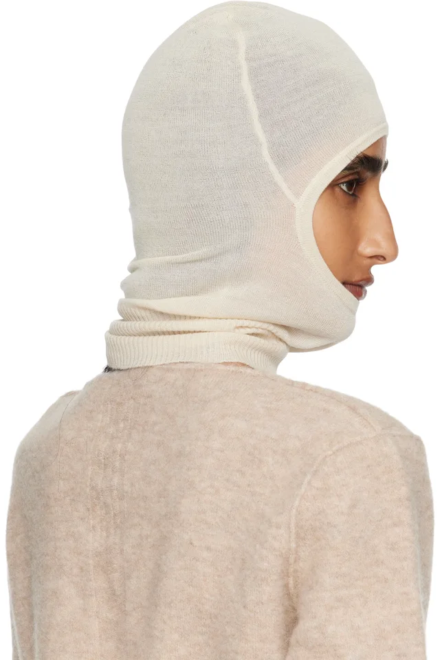 Rick Owens Off-White Concordians Skull Balaclava, photo 3 of 3 from SSENSE
