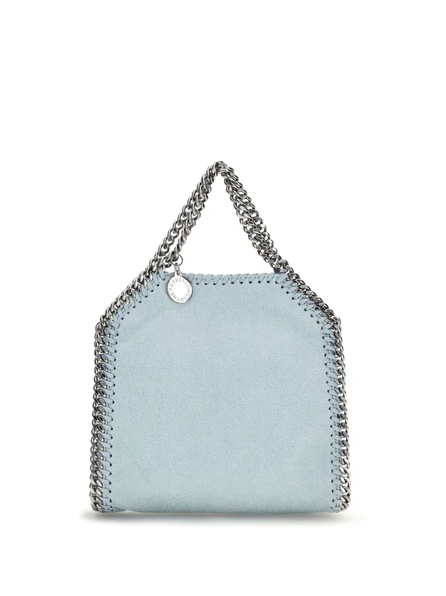 Stella McCartney Tiny Shaggy Shoulder Bag — Blue Polyester in Blue Leather from HEWI