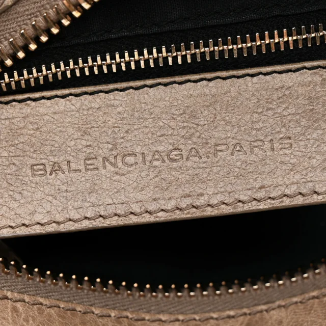 Balenciaga Agneau Giant 12 Rose Gold Hardware Work Gris Poivre in Grey Lambskin from FASHIONPHILE, photo 7 of 14