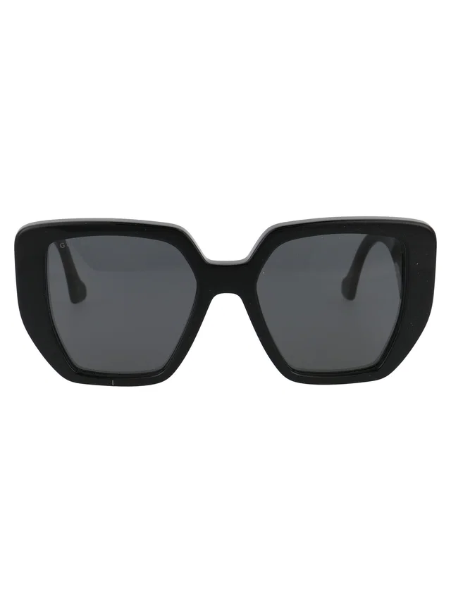 Gucci Gg0956s Acetate Square-Frame Sunglasses — Black in Black from HEWI