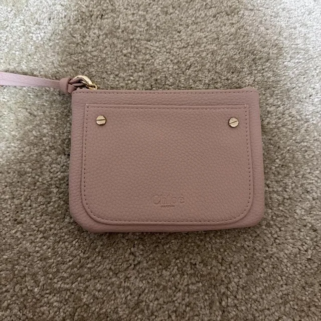 Chloé Women's Makeup and toiletry bags - Pink in pink from Depop, photo 4 of 4