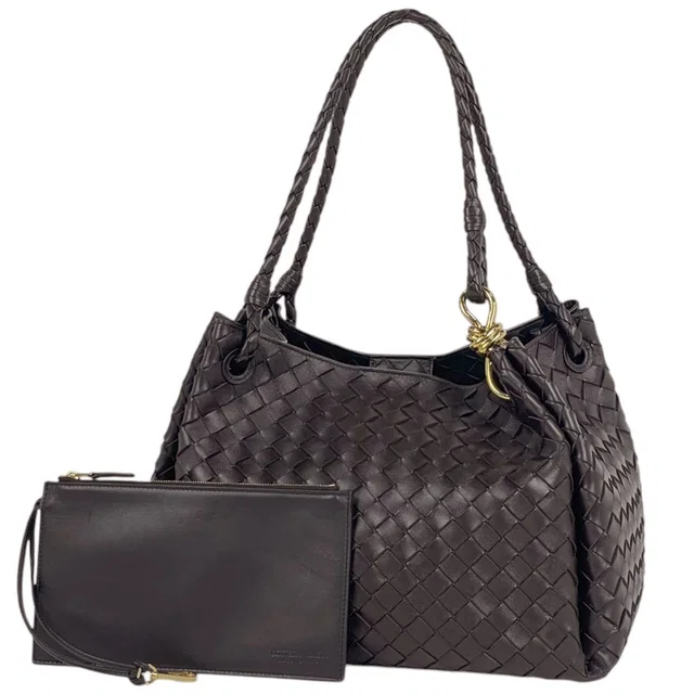 Bottega Veneta Tote Bag Parachute Intrecciato Leather Brown in Brown Woven leather from The Reluxe