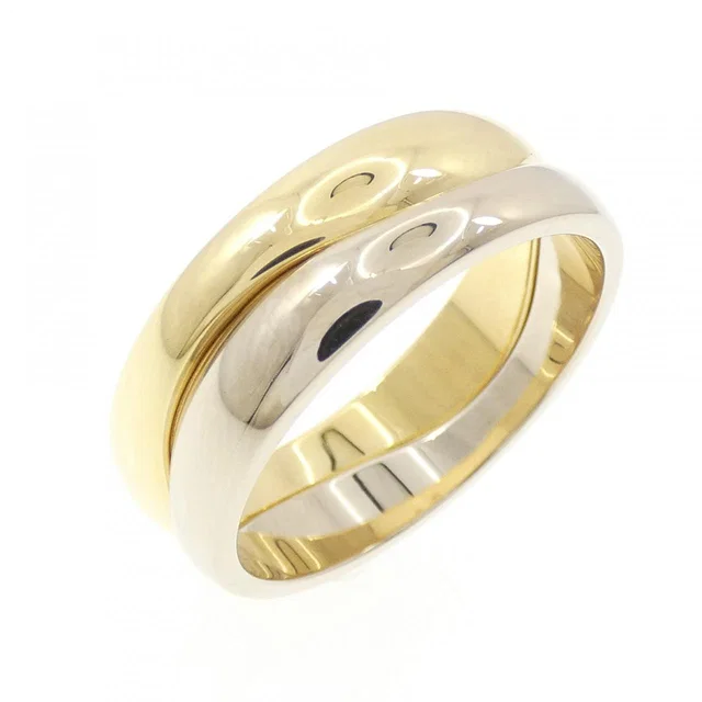 Cartier Love Me 750 Yellow Gold 750 White Gold Ring Size 19 in White from LuxUness