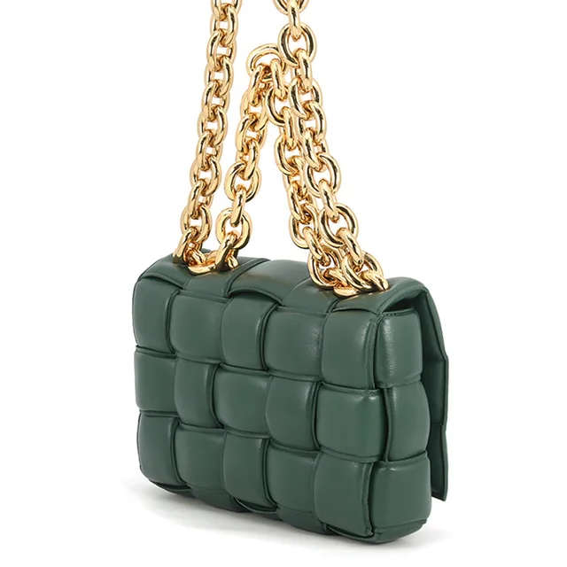 Bottega Veneta Padded Maxi Intrecciato Chain Cassette rain tree631421VBWZ03035 Leather in Woven leather from GALLERY RARE, photo 2 of 3