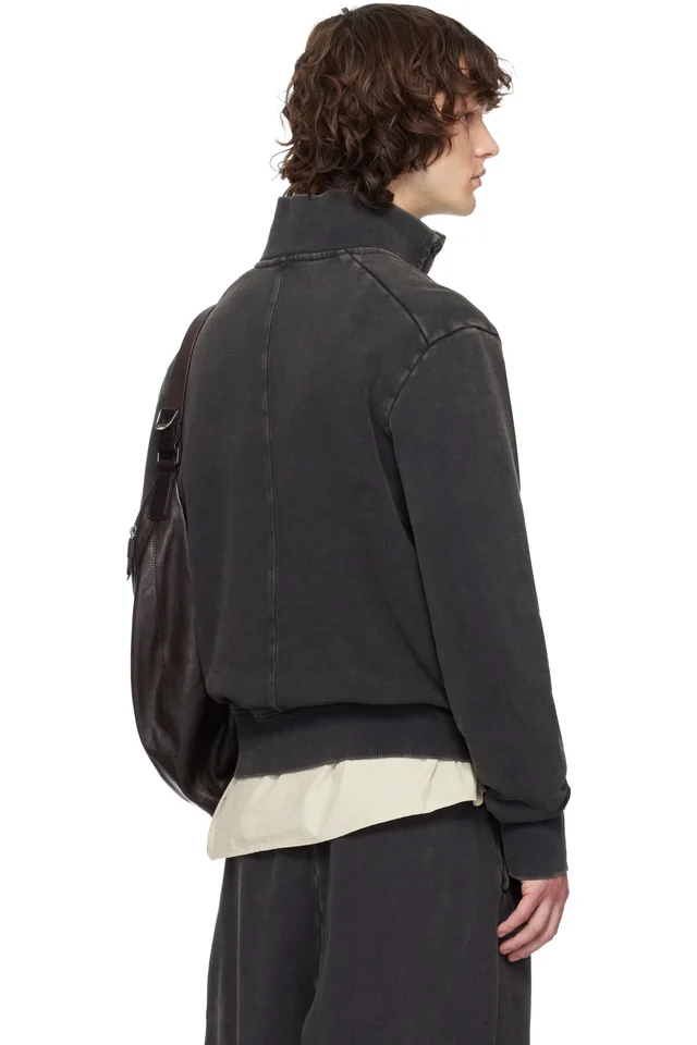 Entire Studios Black Port Pullover Sweatshirt, photo 3 of 4 from SSENSE