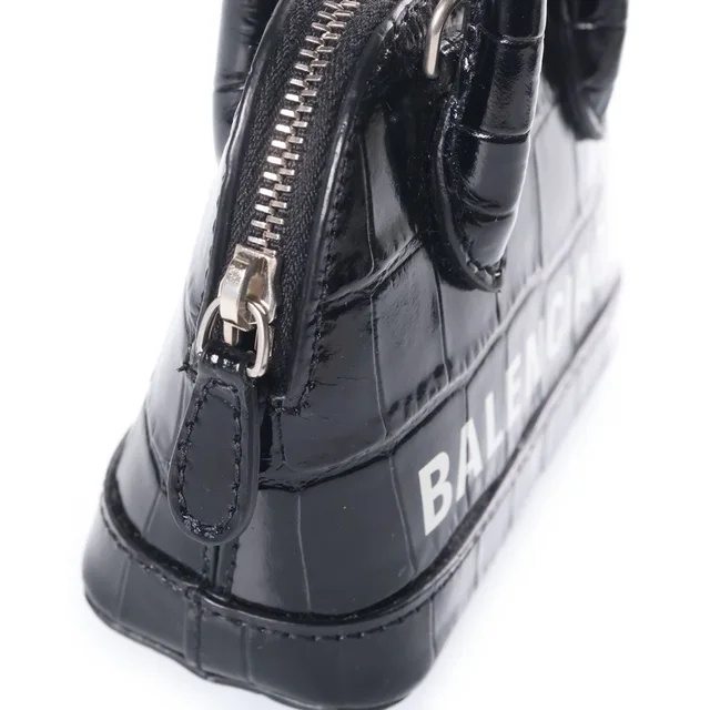 Balenciaga Ville Top Handle Mini Shoulder Bag Black Leather in Black Leather from The Reluxe, photo 2 of 2